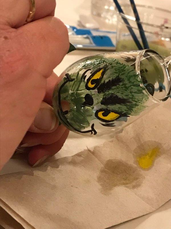 Savor Wine Glass Painting Party